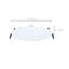 13 Watt LED 6" Round Slimfit Performer Series 12PK 90 CRI 27/30/35/40/50 CCT White Flat Dimming 120V input Must Order in Multiples of 12