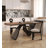 Solid Wood Dining Table with Creative Table Legs in Medieval Style-946744690