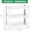 Support en métal pour aquarium pour 40 à 50 gallons, L 33,56 po x l 17,73 po, H 31,26 po, construction, 3 tablettes réglables, plancher, outils d'assemblage inclus Support pour aquarium, support et stable
