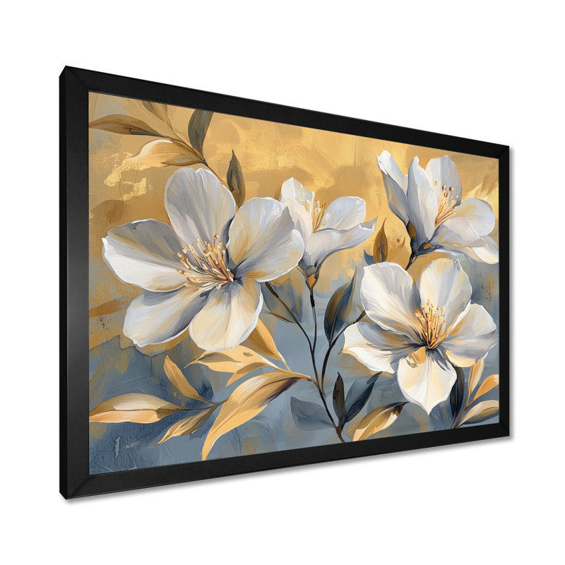 Lueur dorée du rhododendron S Blush III - art mural rhododendron, Reproduction encadrée d'une seule photo, H 30 po x l 40 po