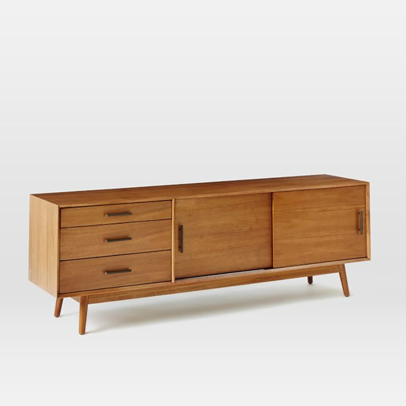 La télévision américaine moderne et simple, H 26,8 po x L 79,9 po x l 15,7 po