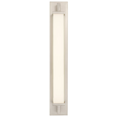 28" Brushed Nickel Bathroom Vanity Light Bar With Integrated LED
