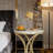 Versatile Design Sofa Side Table,Chic Round End Table,Narrow Coffee Table