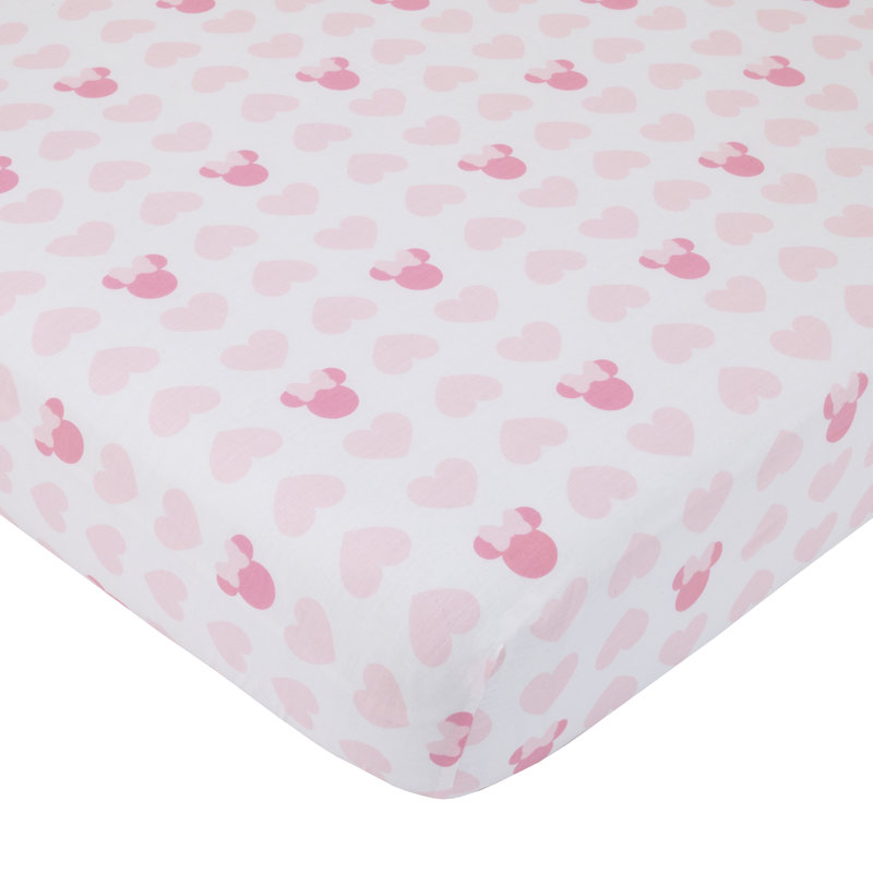 Ensemble de literie pour lit de bébé 3 pièces disney minnie mouse love to love