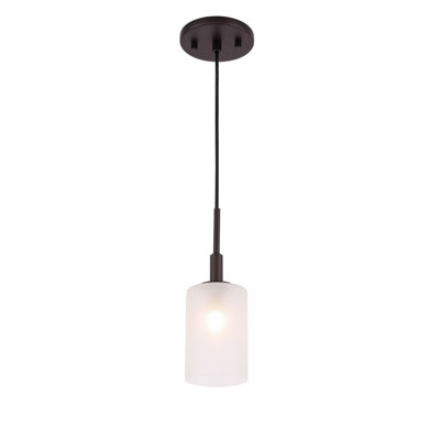 Luminaire suspendu cylindrique à 1 lumière Herr