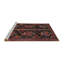 Tapis oriental multicolore tissé à la machine Oriental-691423398