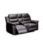 Faux Leather Reclining Sectional Symmetrical
