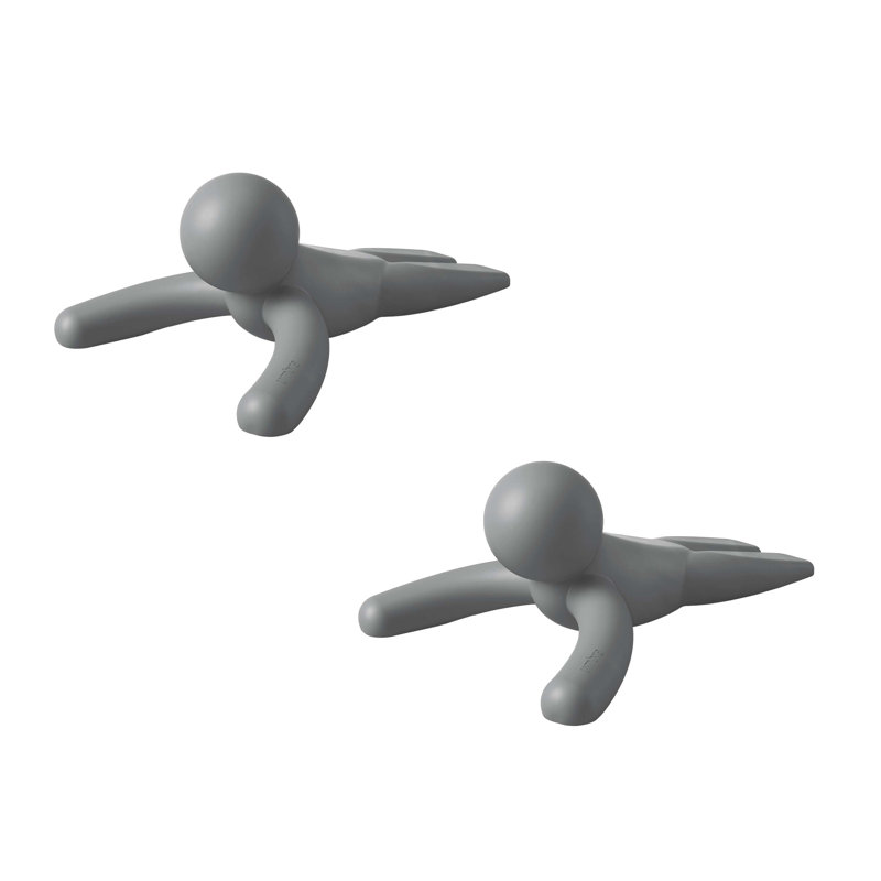 Butoir de sol en plastique Buddy Door, Gris anthracite
