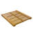 Atua Outdoor Acacia Wood Double Chaise Lounge With Water-Repellent Cushions And Adjustable Back-117969113