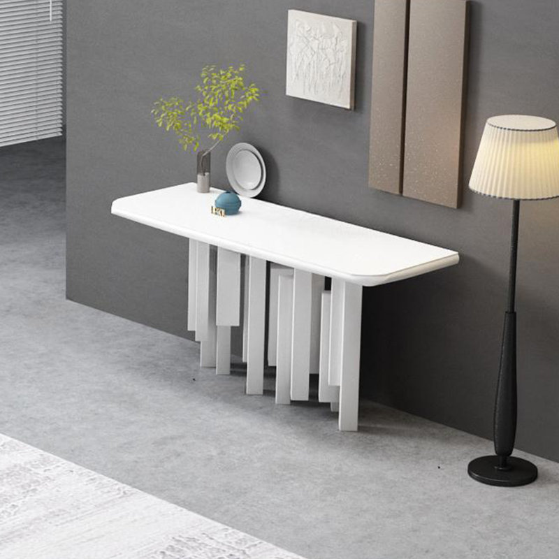Console Modern Minimalist Art, H 35,43 po x l 62,99 po x P 15,75 po, Blanc