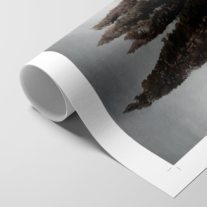 Paysage rétro Cxxxi - reproduction de toile seulement - non encadrée, 60" H x 40"W
