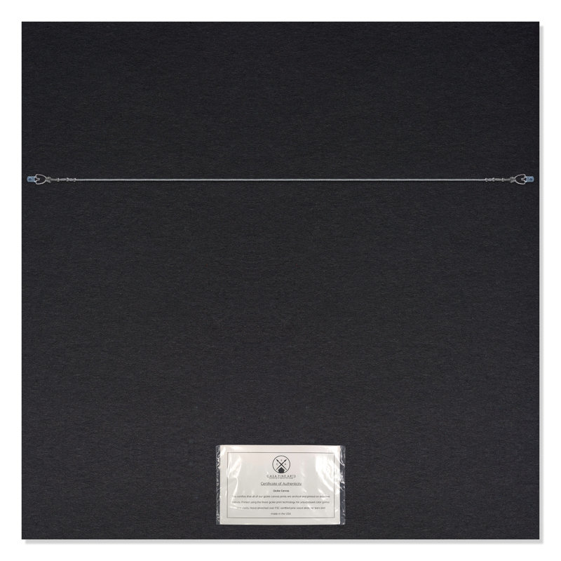 Serenity 2 - Painting Print on Canvas by Filippo Ioco, White, 16" H x 16" W x 2" D
