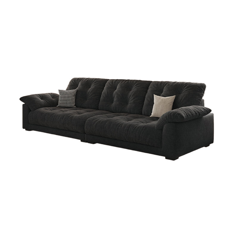 Canapé en tissu moderne de luxe moderne, 4, H 33,07 po x l 110,23 po x P 47,24 po