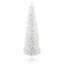 Arbre de Noël artificiel enneigé 6 pi, arbre de Noël mince avec branches réalistes et base en plastique-1043877875