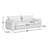 Solid + Manufactured Wood Leather Upholstered Sofa with Pocket Springs-986262270