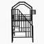 Metal Loft Bed With Roof Design And A Storage Box-2020166704