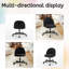 Fauteuil de bureau noir avec chaise de bureau avec roulettes-39090043