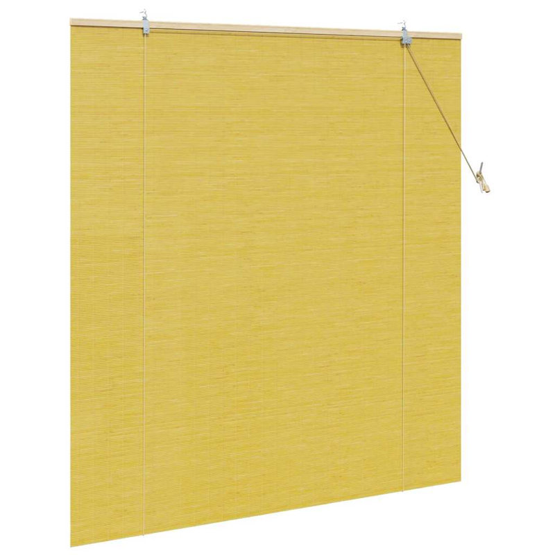 Bamboo Venetian Blind, 160cm L x 140cm W, Yellow
