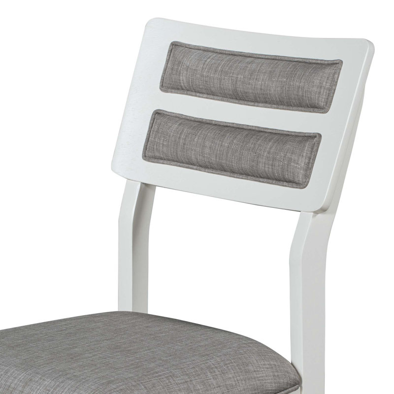 Ensemble de salle à manger 6 pièces de style classique et traditionnel, comprenant une table de salle à manger, 4 chaises rembourrées et un banc