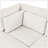 Modern Modular Sectional Sofa With Movable Ottoman, 110 Inch 4 Seat  Sofa Set With 5 Pillows, Unique Piping Stitch Design, Convertible L-Shaped Sofa For Living Room, Office & Spacious Rooms