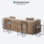 Canapé d'angle modulaire convertible en mousse à mémoire de forme-1612127082