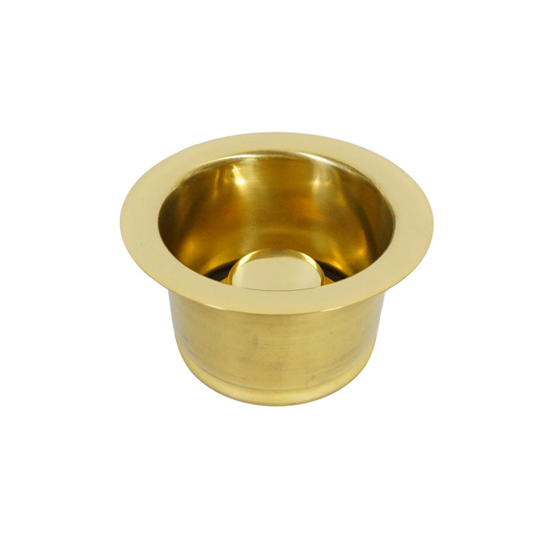 4.5'' W Drain Stopper, Polished Brass