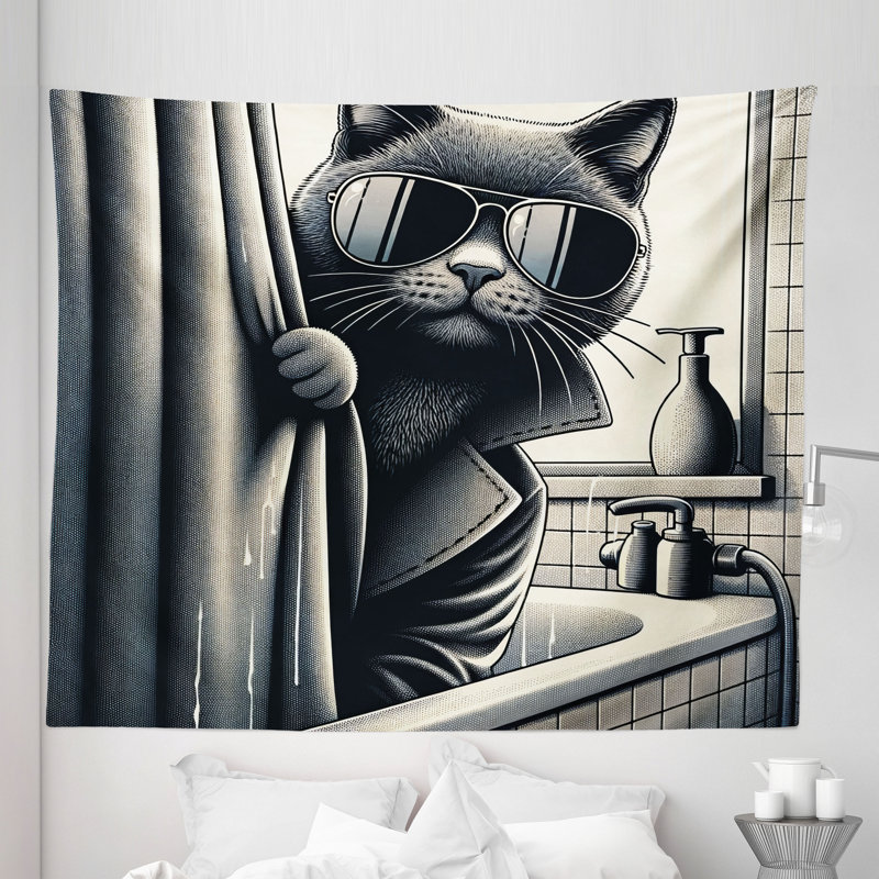 Tapisserie en microfibre, H 104 po x l 88 po