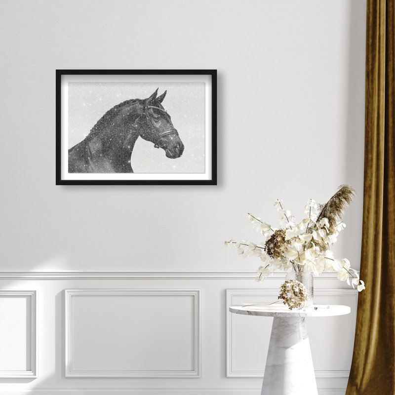 Midnight Majesty I Framed Graphic Art, 25.5"H x 37.5"W, Black Shadowbox