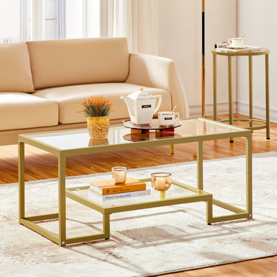 Table basse en verre trempé