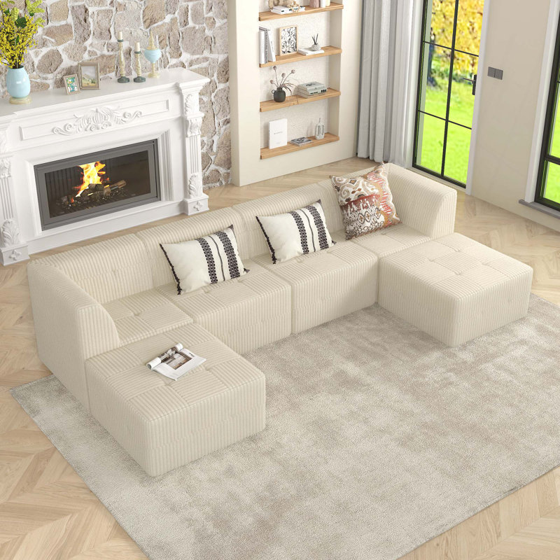 Canapé modulaire Boneless, Beige