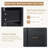 Farmhouse Black Curved Tall 4 Drawers Dresser for Bedroom, 4 Chest of Drawers for Closet