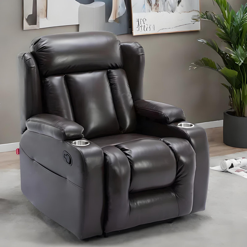 Phillipsburg, Dark Brown Faux Leather