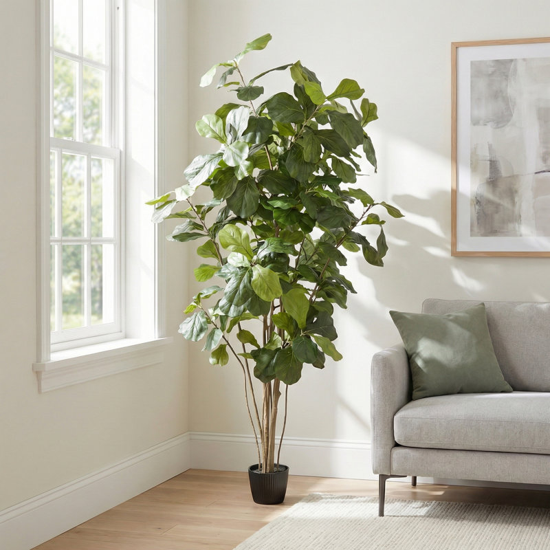 Faux Tree in Pot, 84" H x 40" W x 40" D