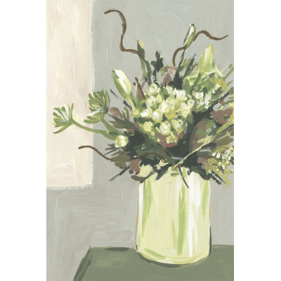 Elegant Floral I by Melissa Wang - Wrapped Canvas Painting
