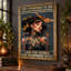 «I Am The Storm», art mural sur toile tendue avec des papillons-2073379171