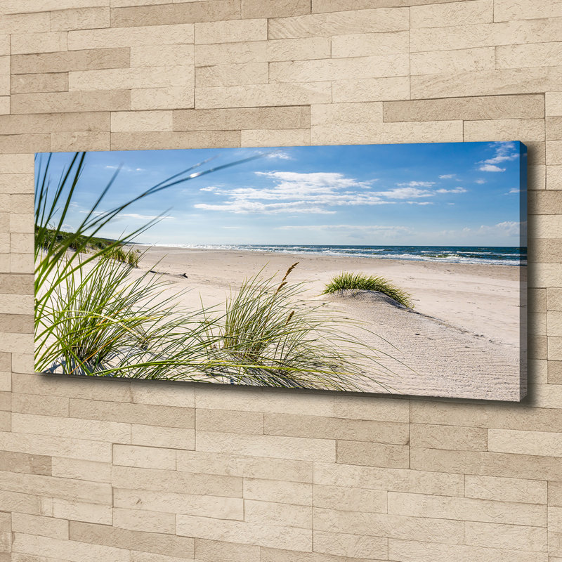 Mrzeżyno Beach - Wrapped Canvas Print