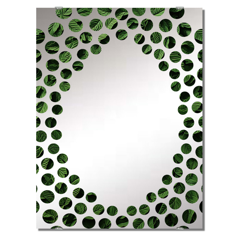 Miroir mural Rathburn - Herbes MIR134438, 40 po x 30 po