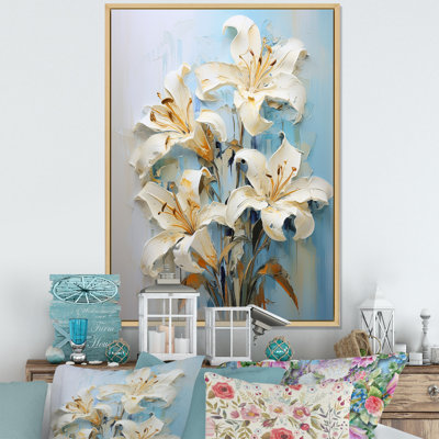«Garden of Lilies Dreams IV» sur toile