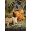 Feather Trim Suede Lumbar Pillow-69536323