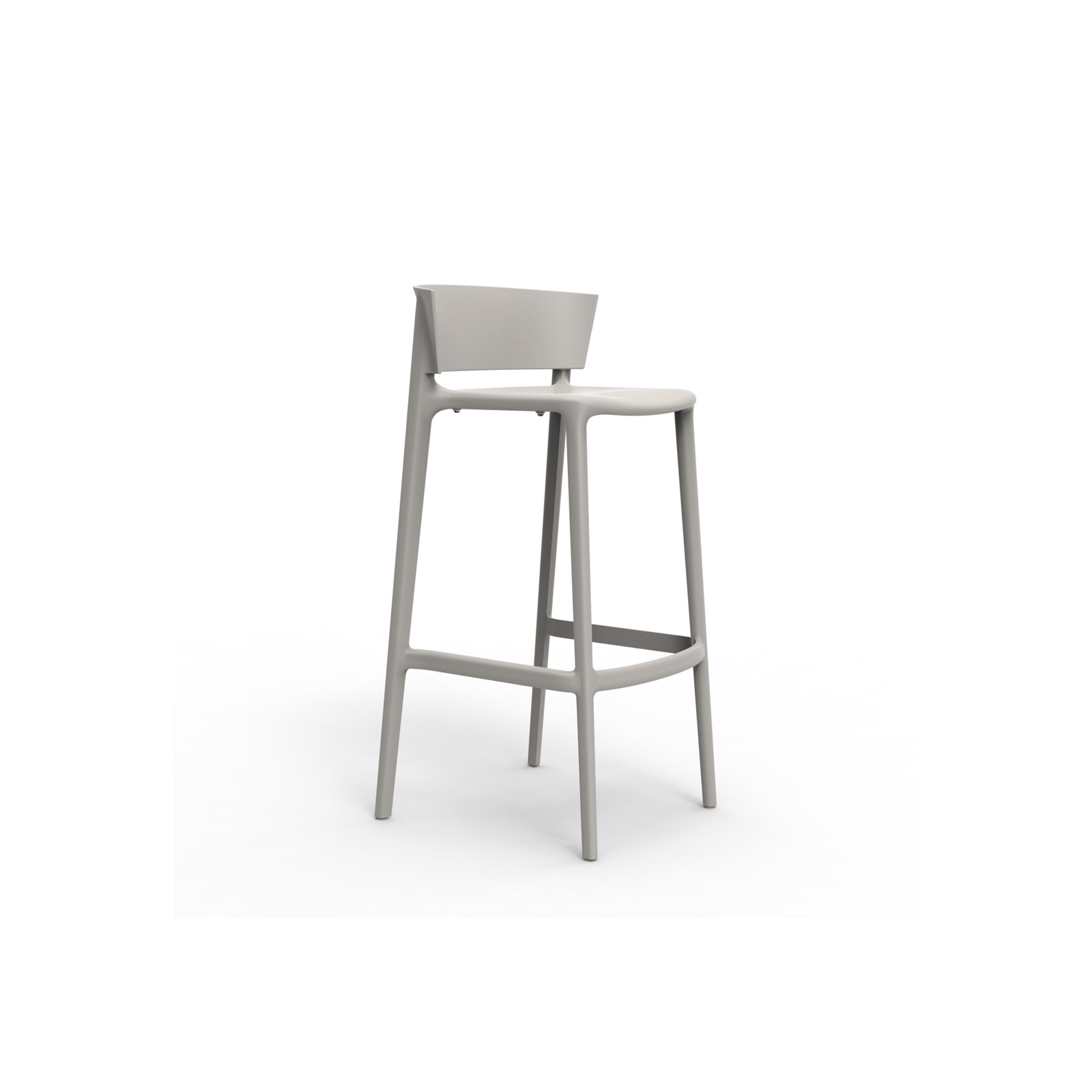 Africa Bar / Counter Stool, Ecru, Bar Stool (30" Seat Height)