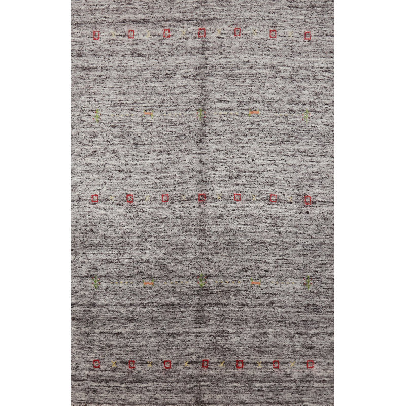 Handmade Gabbeh Style Indian Rug 4x6