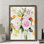 Reproduction d’art sur toile encadrée « loose arrangement ii » par paul cezanne