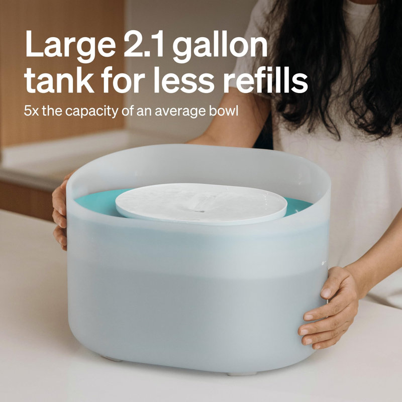 PETLIBRO 2.1Gal Capsule Dog Water Fountain with Anti-Splash Design