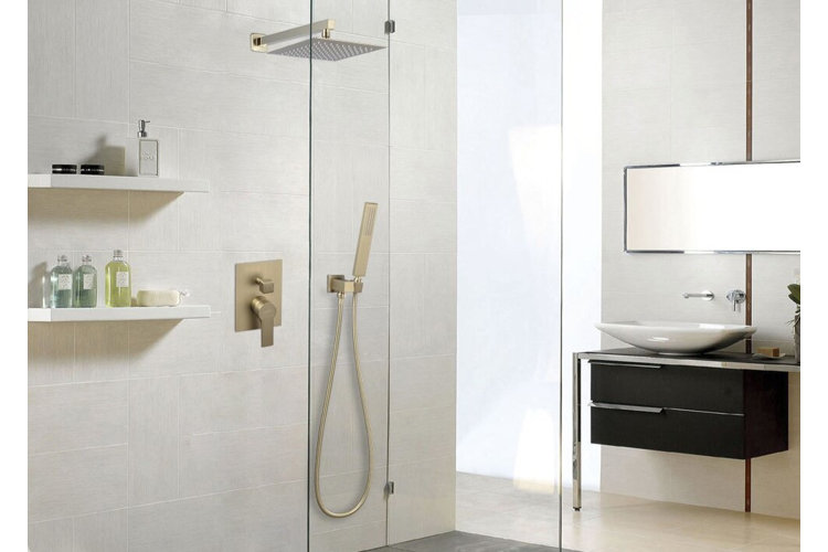 Modern indoor shower