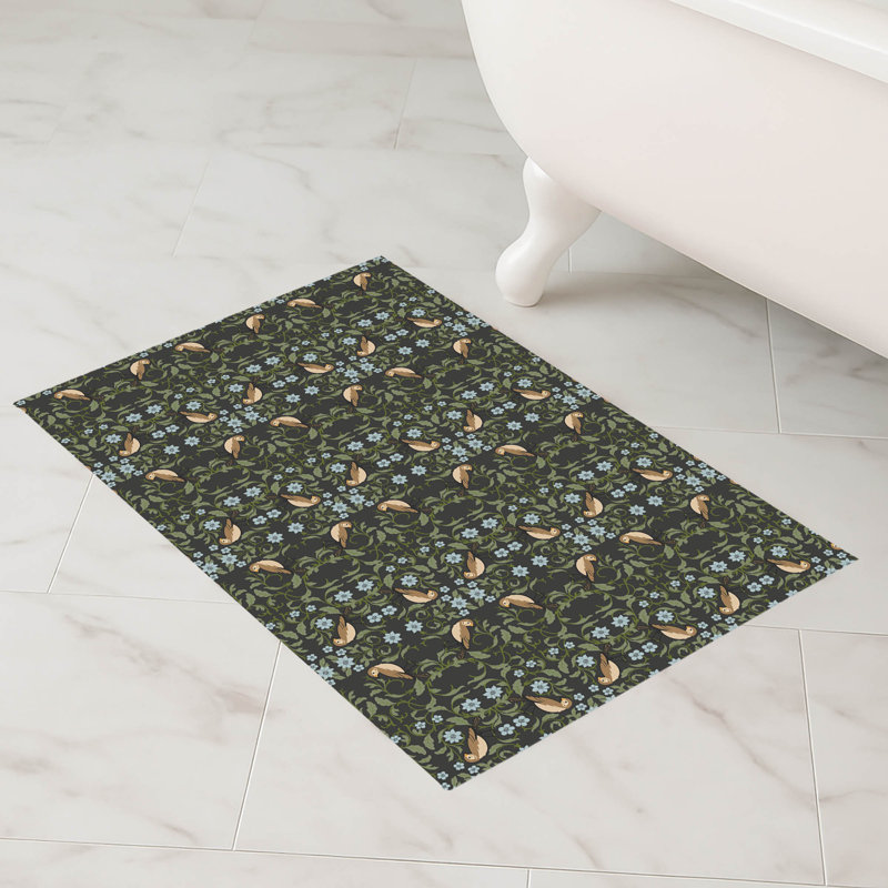 Tapis de bain Myah, Gris anthracite, Rectangle - L 34 po x l 21 po