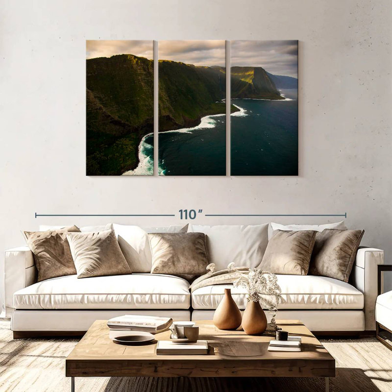 Gillard Molokai Coast Hawaii, 48" H x 74" W