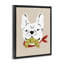 Chien Frenchie avec cadre flottant croissant, design par Krissy Mast-1385503841-1385503840