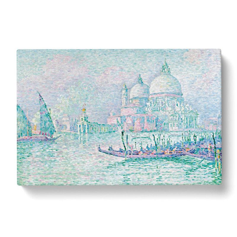 La Salute Venice by Paul Signac - Wrapped Canvas Painting, 50cm H x 76cm W x 3cm D