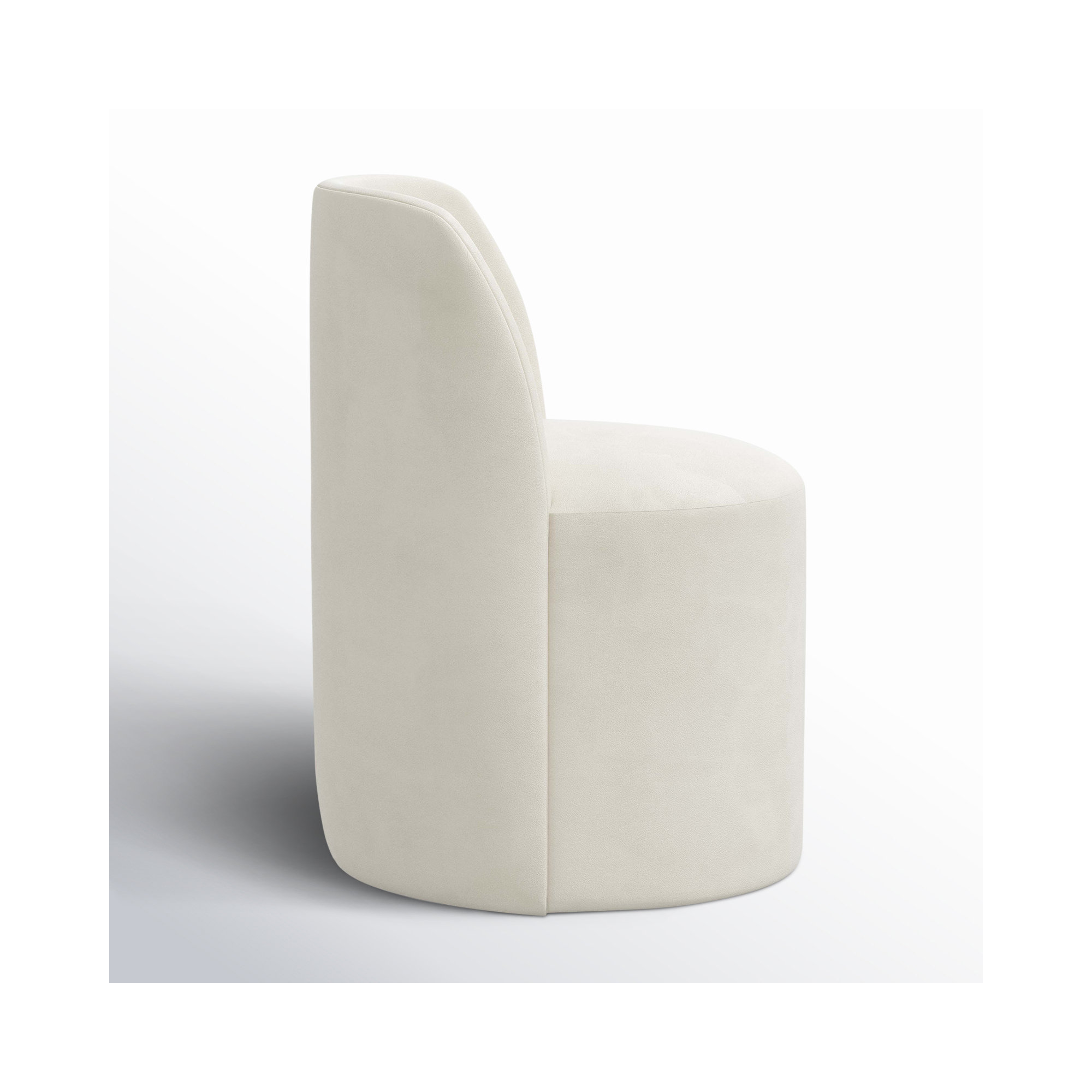 Begonia Dining Chair, Classic Pearl Performance Velvet