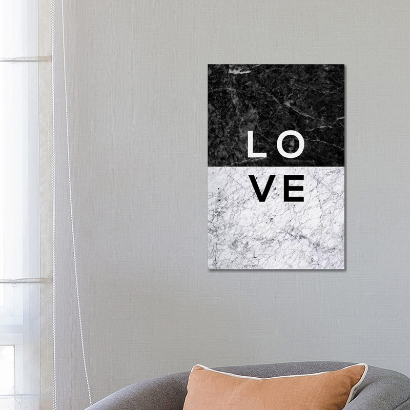 Love B&W by Orara Studio - Wrapped Canvas Print, 66.04 cm H x 45.72 cm W x 1.91 cm D